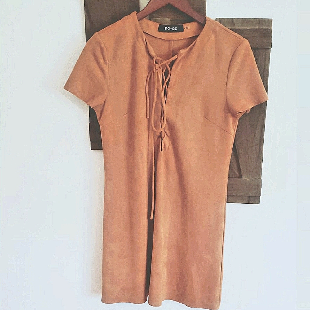 Do+Be faux suede dress